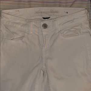 White AEO jeans size 0